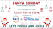 Santa event poster in December